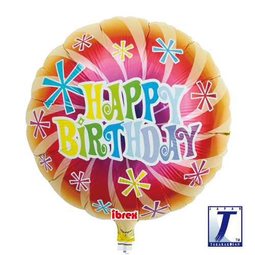 ibrex Round14. Happy Birthday Swirl PKG