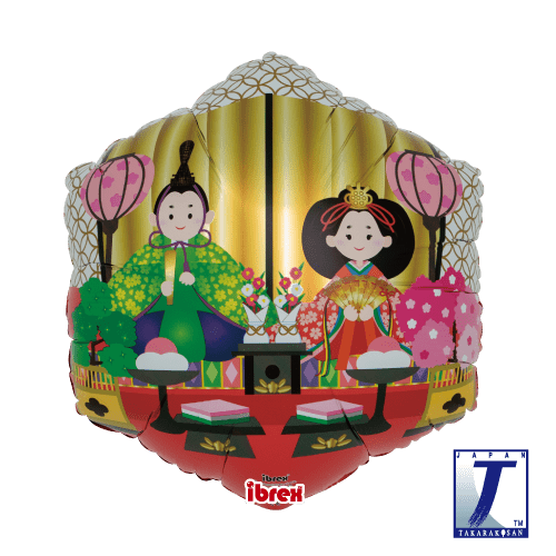 ibrex Hexagon 14" Happy Doll's Festival