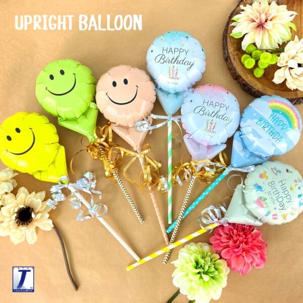 Upright Round 5" Birthday Rainbow - Image 4