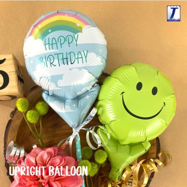 Upright Round 5" Birthday Rainbow - Image 5