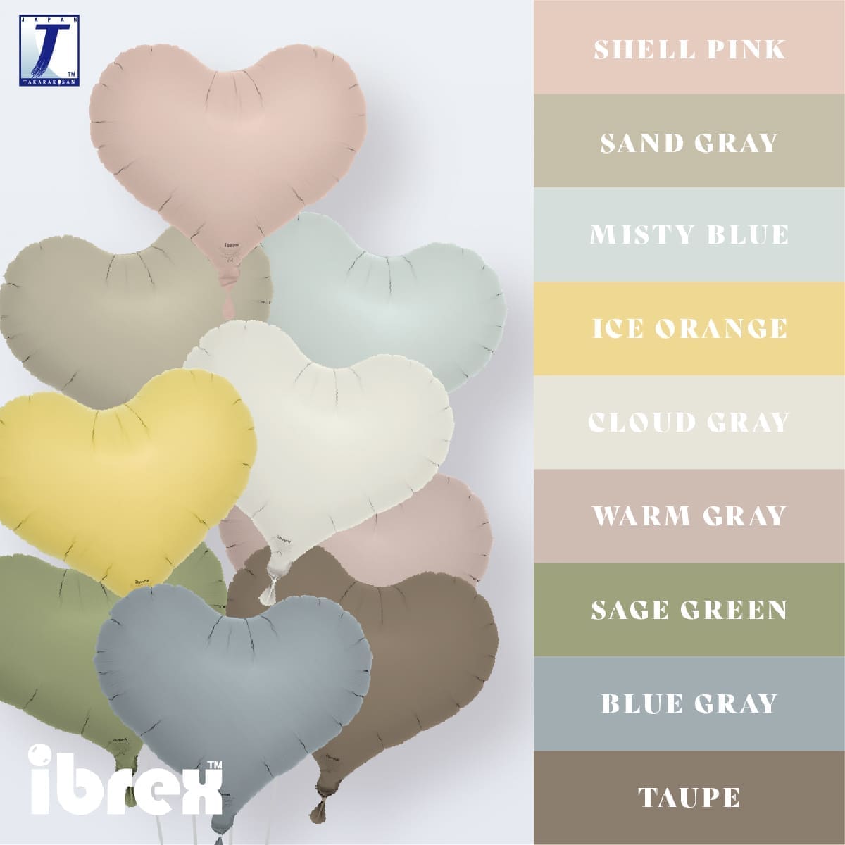 ibrex Jelly Heart 14" New color
