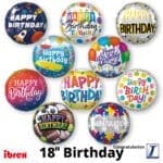ibrex Round 18" Birthday