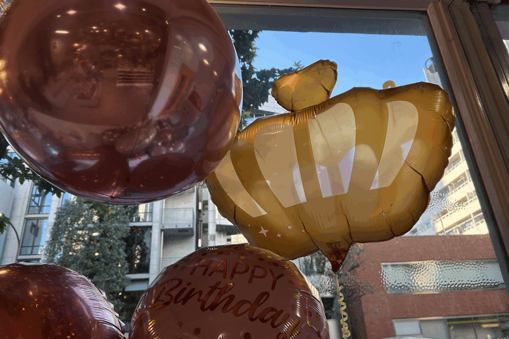 Various shapes baloons