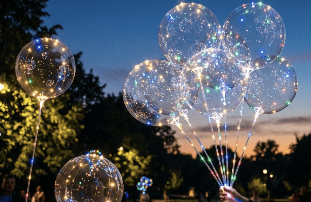 bobo balloon with LED